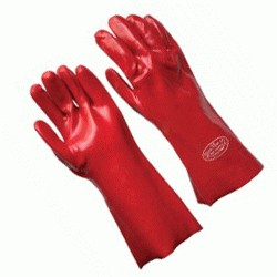 Guante PVC 18-45 Cms Rojo